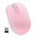 Myš Microsoft Wireless Mobile Mouse 1850 Light Orchid / optická / 2 tlačítka / 1000dpi - růžová