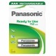 Baterie nabíjecí Panasonic Evolta AAA, HR03, 750mAh, Ni-MH, blistr 2ks