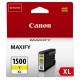Inkoustová náplň Canon PGI-1500XL, 935 stran, originální - žlutá