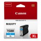 Inkoustová náplň Canon PGI-1500XL, 935 stran - azurová