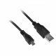 Kabel GoGEN USB/micro USB, 1,5m - černý