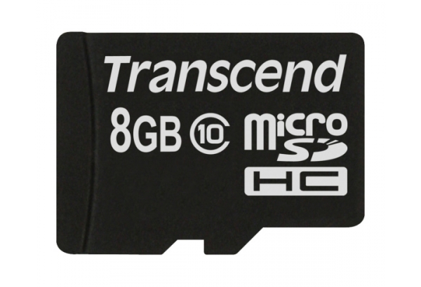 Paměťová karta Transcend MicroSDHC 8GB Class10