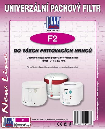 Filtr pachový Jolly F2 pro fritézy univerzální