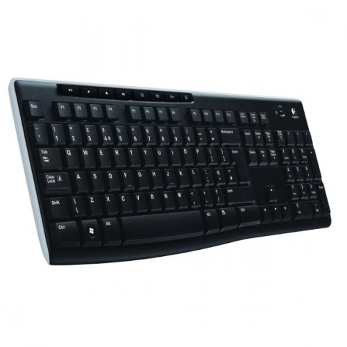 Klávesnice Logitech Wireless K270 CZ/SK - černá