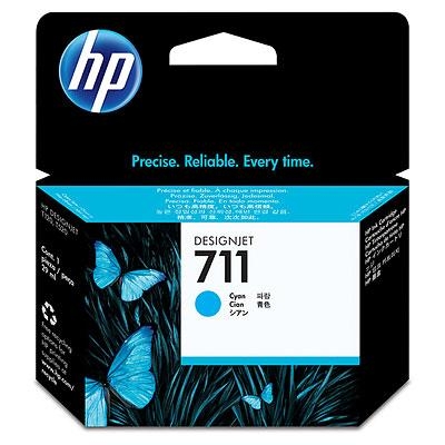 Inkoustová náplň HP 711, 29 ml - azurová