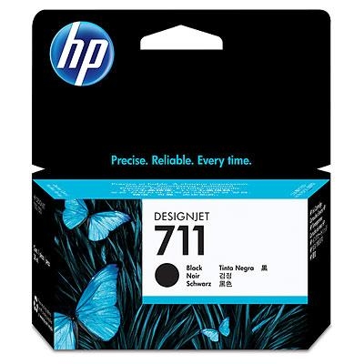 Inkoustová náplň HP 711, 38 ml - černá