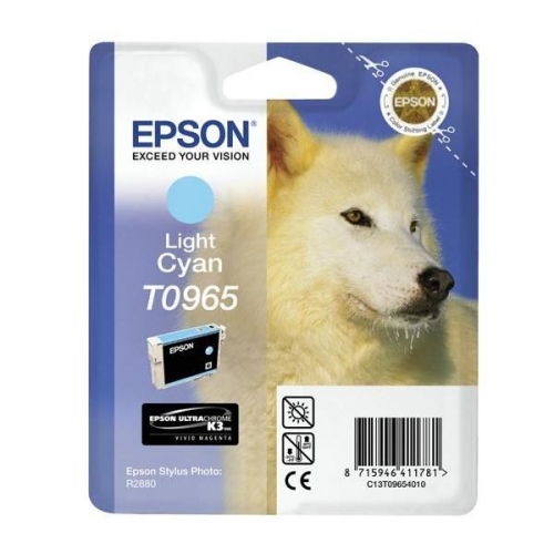 Inkoustová náplň Epson T0965, 13 ml - světle azurová