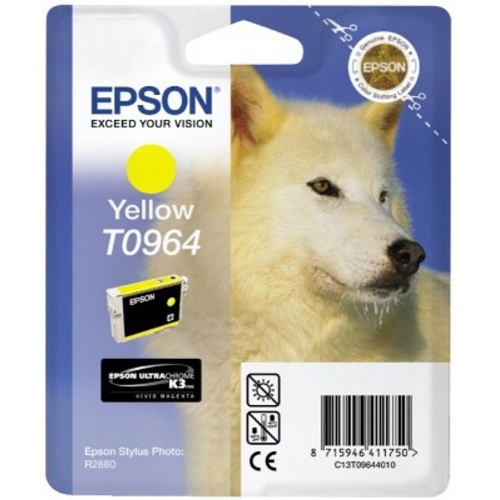 Inkoustová náplň Epson T0964, 13 ml - žlutá
