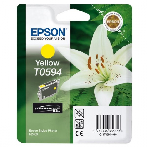 Inkoustová náplň Epson T0594, 13 ml - žlutá