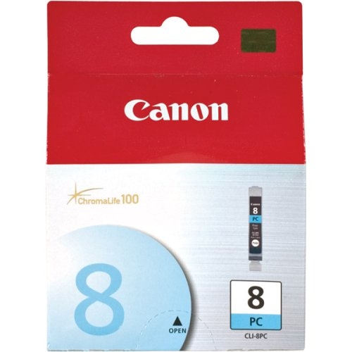 Inkoustová náplň Canon CLI-8PC, 850 stran - foto azurová