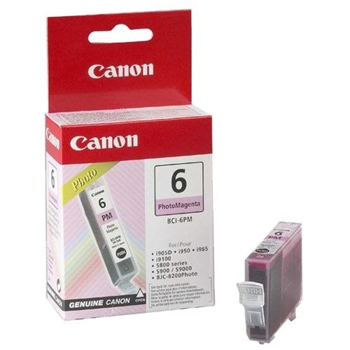 Inkoustová náplň Canon BCI-6PM, 210 stran - foto purpurová