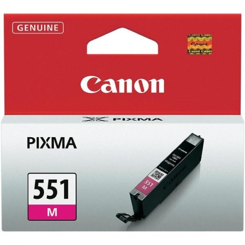 Inkoustová náplň Canon CLI-551 M, 298 stran - purpurová