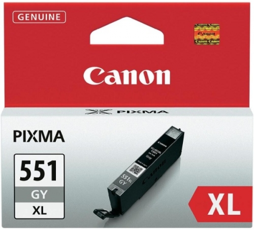 Inkoustová náplň Canon CLI-551XL GY, 3350 stran - šedá