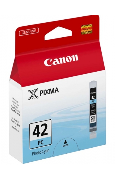 Inkoustová náplň Canon CLI-42 PC, 292 stran - foto azurová