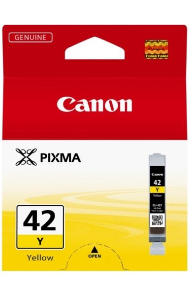 Inkoustová náplň Canon CLI-42 Y, 284 stran - žlutá