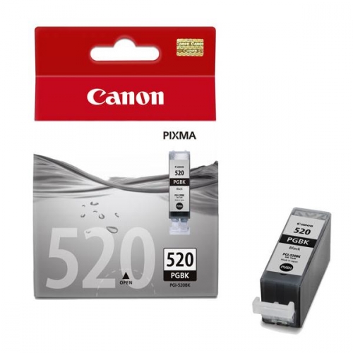 Inkoustová náplň Canon PGI-520BK, 420 stran - černá