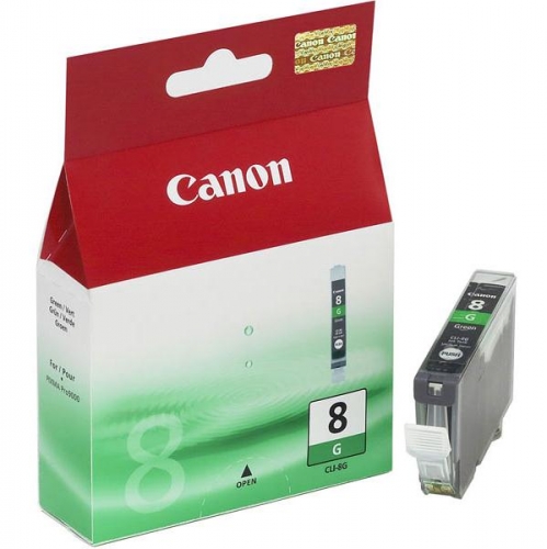 Inkoustová náplň Canon CLI-8G, 420 stran - zelená