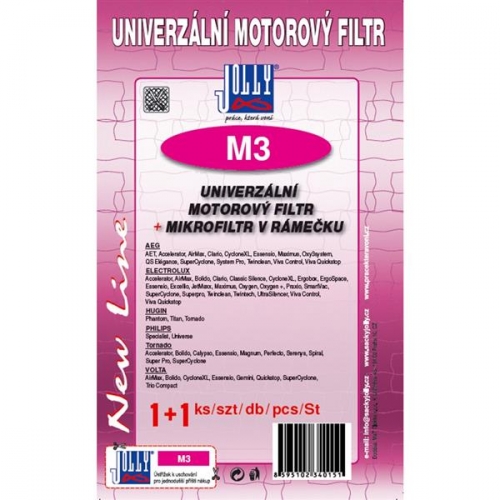 Filtr motorový + mikrofiltr Jolly M 3 , universální