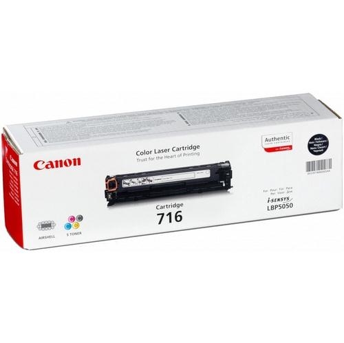 Toner Canon CRG-716Bk, 2200 stran - černý