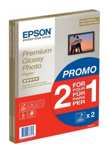 Papíry do tiskárny Epson Premium Glossy Photo A4, 255g, 30 listů