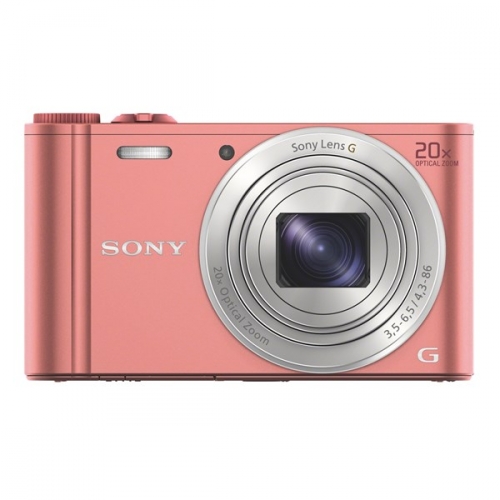 Fotoaparát Sony DSC-WX350, růžový