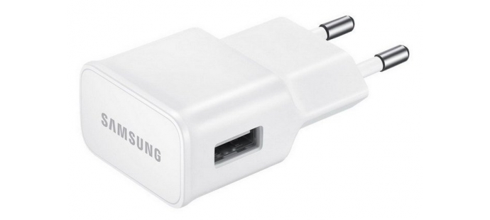Nabíječka do sítě Samsung EP-TA20EWE, 1x USB, 2A, s funkcí rychlonabíjení + MicroUSB kabel - bílá