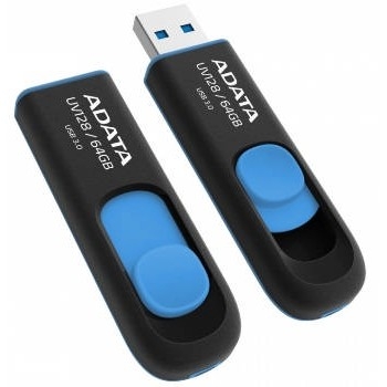 Flash USB ADATA UV128 64GB USB 3.2 - modrý