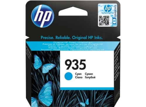 Inkoustová náplň HP 935, 400 stran - azurová
