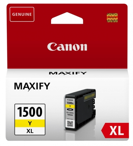 Inkoustová náplň Canon PGI-1500XL, 935 stran - žlutá