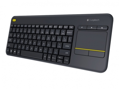 Klávesnice Logitech Wireless K400 Plus, CZ/SK - černá