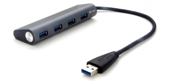 USB Hub i-tec USB 3.0 / 4x USB 3.0 - černý