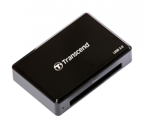 Čtečka paměťových karet Transcend RDF2, USB-A/CompactFlash - černá