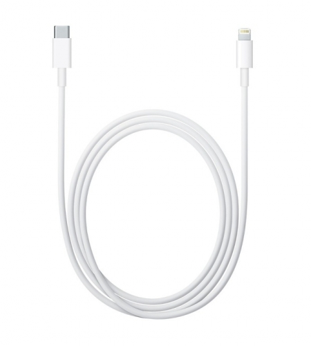 Kabel Apple USB-C/Lightning MFi, 2m - bílý
