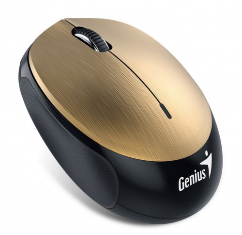 Myš Genius NX-9000BT / optická / 3 tlačítka / 1200dpi - zlatá